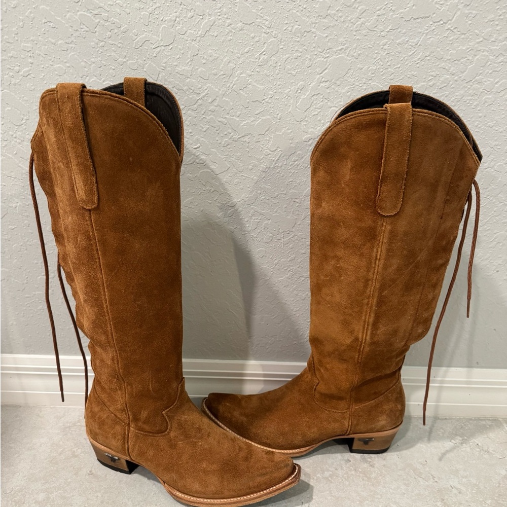 Lane Western Boots Corset Tied and with side zippers - Picture 4 of 9
